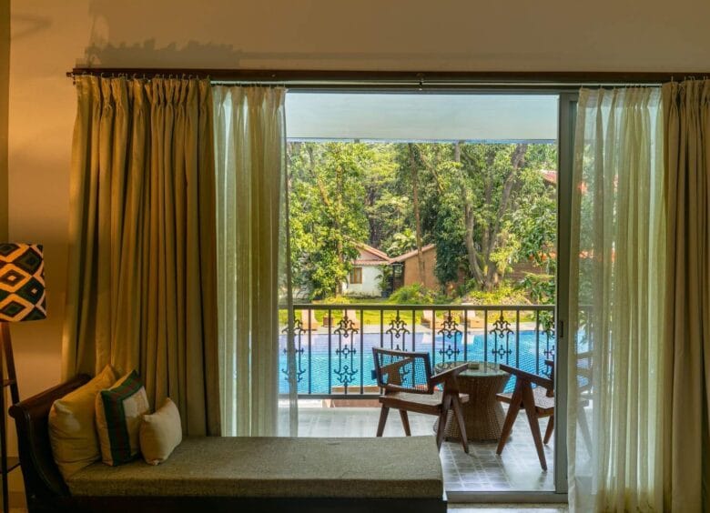 Modern interior of premium suite in Karjat