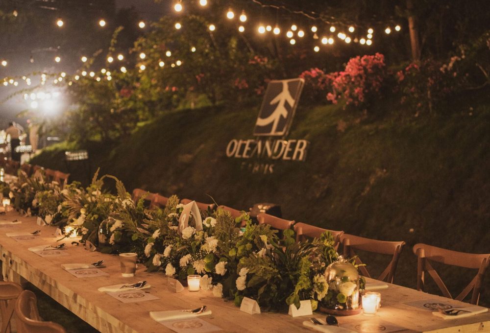 wedding setup
